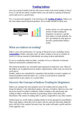 How to Trade S&P 500 and Dow Jones Index Effectively