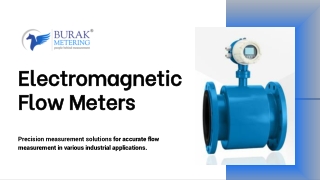 Industrial Electromagnetic Flow Meters by Burak