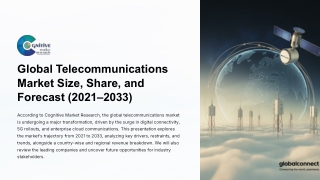 Telecommunications Market Size, Share and Forcast