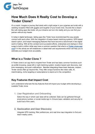 How Much Does It Really Cost to Develop a Tinder Clone_