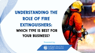 Understanding the Role of Fire Extinguishers  Which Type Is Best for Your Business
