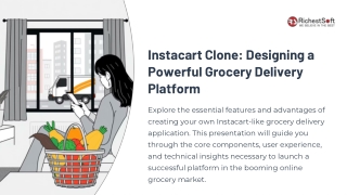 Instacart Clone: Core Features Driving Success