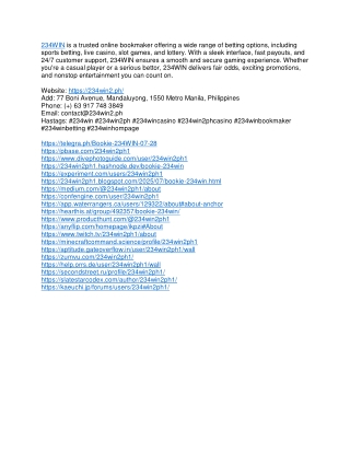 Bookie 234WIN