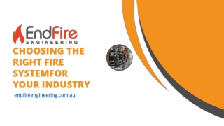 Choosing the Right Fire System for Your Industry