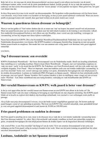 Hoe bereid ik mijn paard voor op zijn eerste dressuurwedstrijd