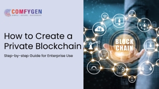 How to Create a Private Blockchain