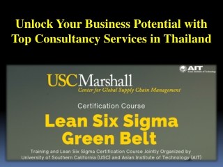 Unlock Your Business Potential with Top Consultancy Services in Thailand