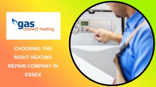 Choosing the Right Heating Repair Company in Essex