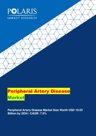 Peripheral Artery Disease market