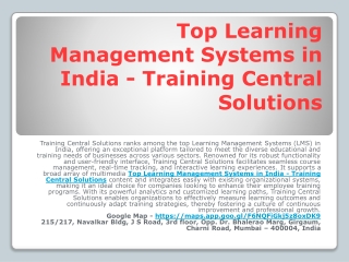Explore the Best LMS Features In Nagpur– Training Central Solutions