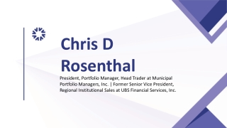 Chris D Rosenthal - A Capital-Growth Architect - Novelty, Ohio