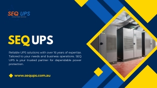 Uninterruptible power supply brisbane