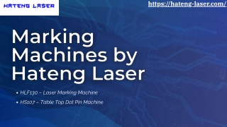 Marking Machines by Hateng Laser