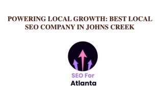 Powering Local Growth Best Local SEO Company in Johns Creek