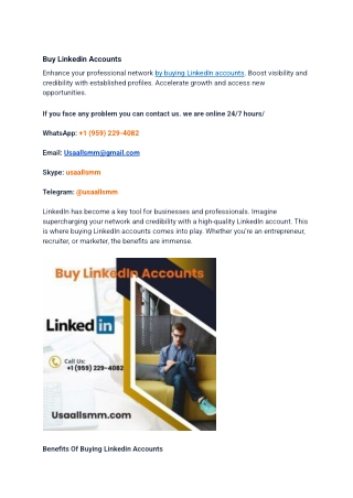 How to have a good LinkedIn account - LinkedIn Professionals