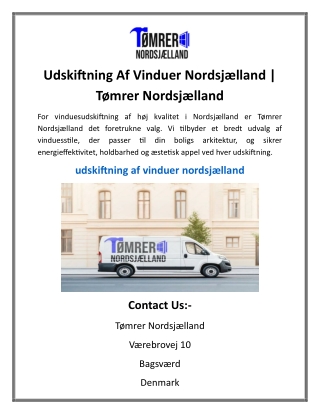 Udskiftning Af Vinduer Nordsjælland