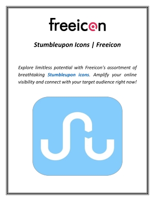 Stumbleupon Icons | Freeicon