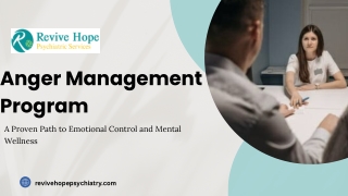 Anger Management Program