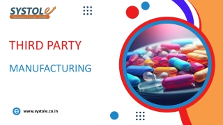 Third Party Manufacturing ppt