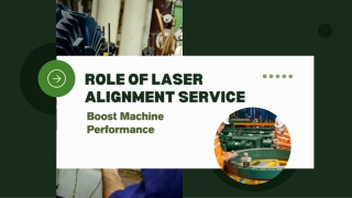 Boost Machine Efficiency with Precision Laser Shaft Alignment Service