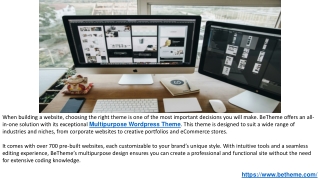 Create Powerful Websites with BeTheme: Popular-User Friendly Wordpress Theme.PPT