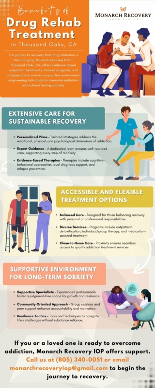 Top Benefits of Drug Rehab Treatment in Thousand Oaks, CA