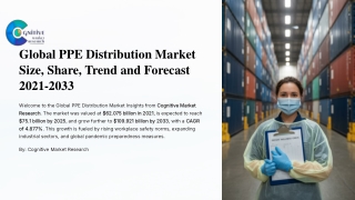 Global Personal Protective Equipment - PPE Distribution Market Size, Share, Trend and Forecast 2021-2033