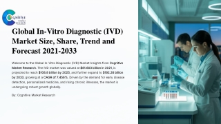 Global In-Vitro Diagnostic Market Size, Share, Trend and Forecast 2021-2033