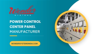 Best Power Control Center Panel Manufacturer in India