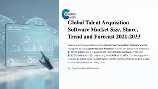 Global Talent Acquisition Software Market Size, Share, Trend and Forecast 2021-2033
