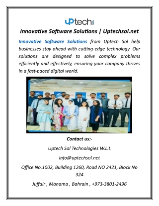 Innovative Software Solutions | Uptechsol.net