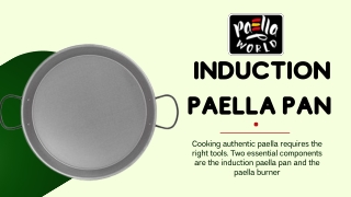 Induction Paella Pan for Efficient Cooking Use