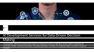 AI Development Services for Data-Driven Decision Making