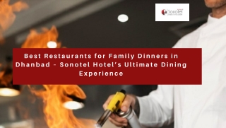 Best restaurants for family dinners in Dhanbad