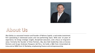 Aby Galsky Miami Real Estate Investor Identifying and Capitalizing on Market Opportunities