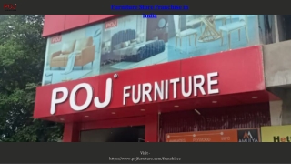 Furniture Store Franchise in India