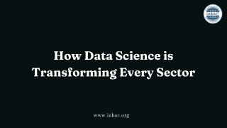 How Data Science is Transforming Every Sector