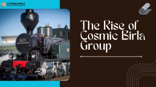 Cosmic Birla Group: Driving Growth from Kolkata