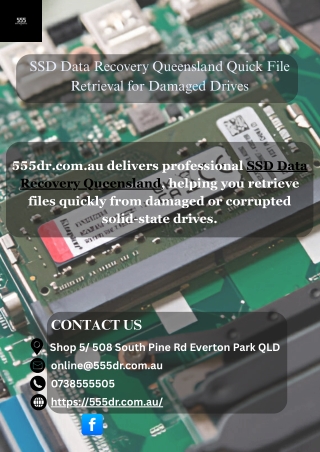 SSD Data Recovery Queensland Quick File Retrieval for Damaged Drives