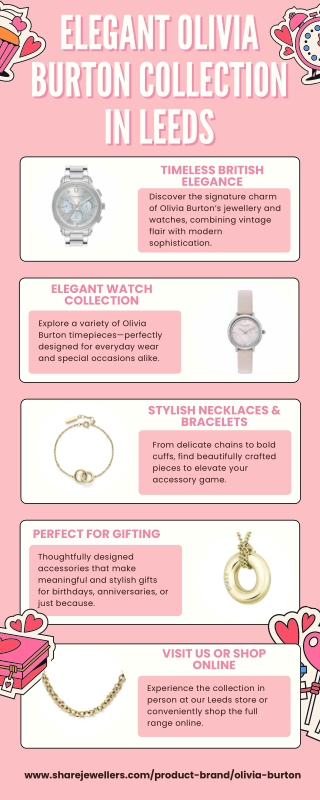 Olivia Burton Watches, Necklaces & More in Leeds at Share Jewellers
