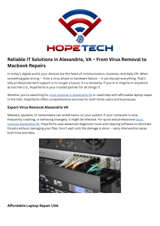 Cybersecurity Support Services