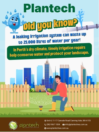 Leaking Irrigation System