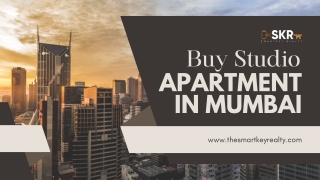 Buy Studio Apartment in Mumbai Smart Living in the City of Dreams