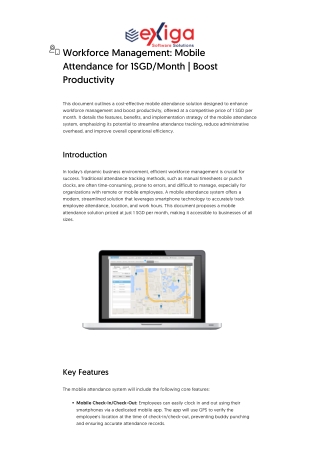 Workforce Management_ Mobile Attendance for 1SGD_Month _ Boost Productivity