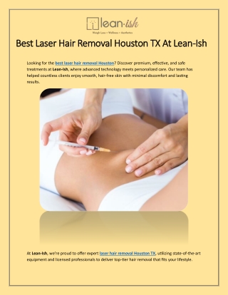 Best Laser Hair Removal Houston TX