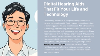 Digital Hearing Aids That Fit Your Life and Technology