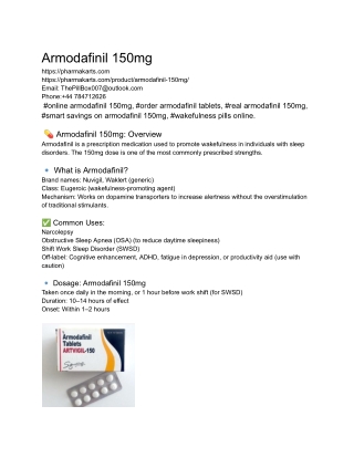 _Armodafinil 150mg