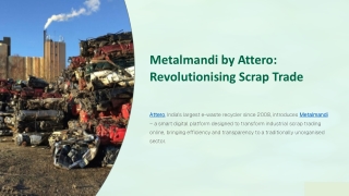 Metalmandi by Attero: Revolutionising Scrap Trade