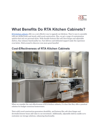 What Benefits Do RTA Kitchen Cabinets_ (1)