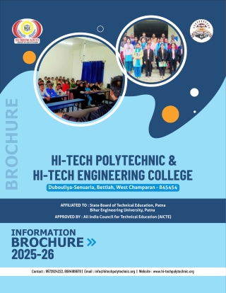 Best polytechnic mechanical engineering colleges in bihar-Hi-Tech Polytechnic Co